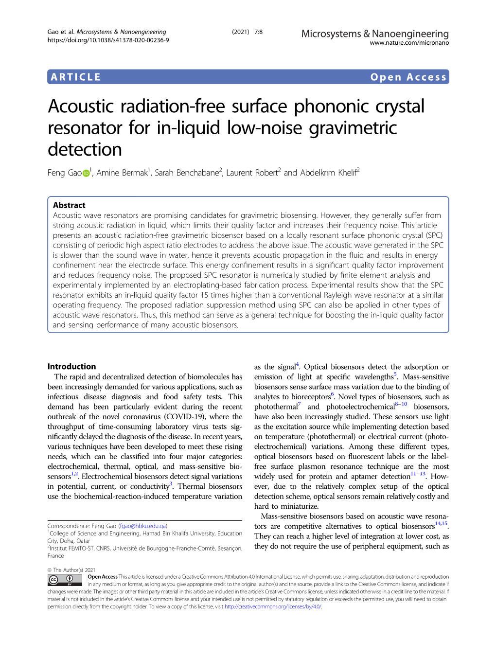 Acoustic Radiation-Free Surface Phononic Crystal Resonator