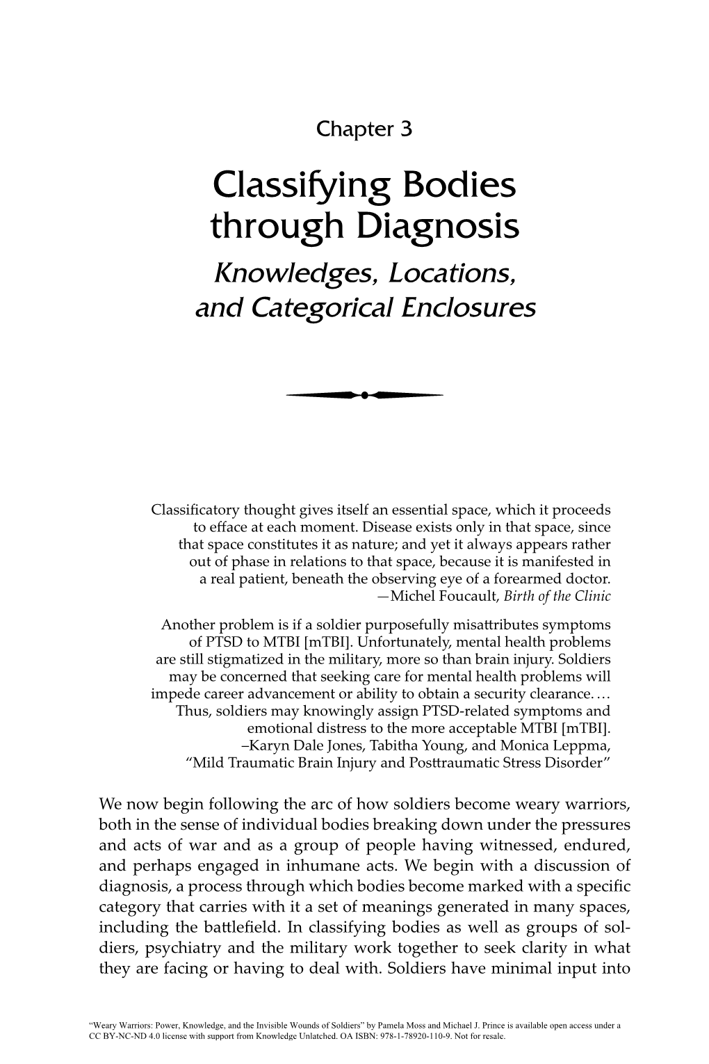 Chapter 3. Classifying Bodies Through Diagnosis