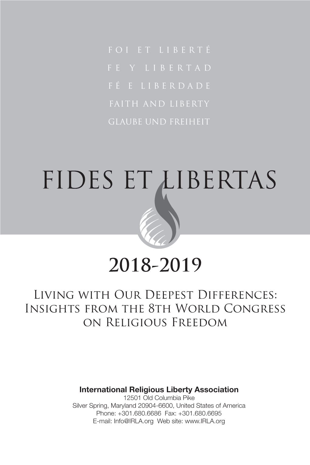 Insights from the 8Th World Congress on Religious Freedom International Religious Liberty Association