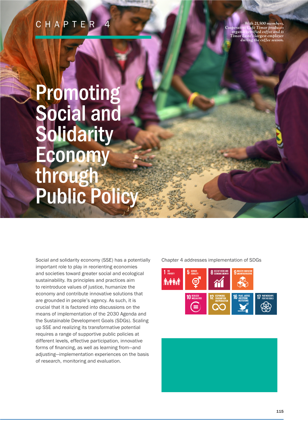 Promoting Social and Solidarity Economy Through Public Policy