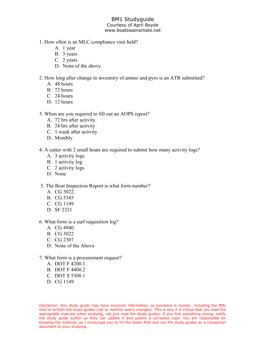 1. How Often Is an MLC Compliance Visit Held?