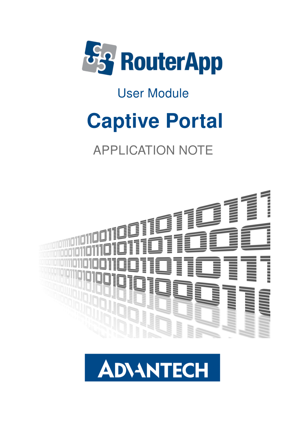 User Module Captive Portal APPLICATION NOTE Captive Portal