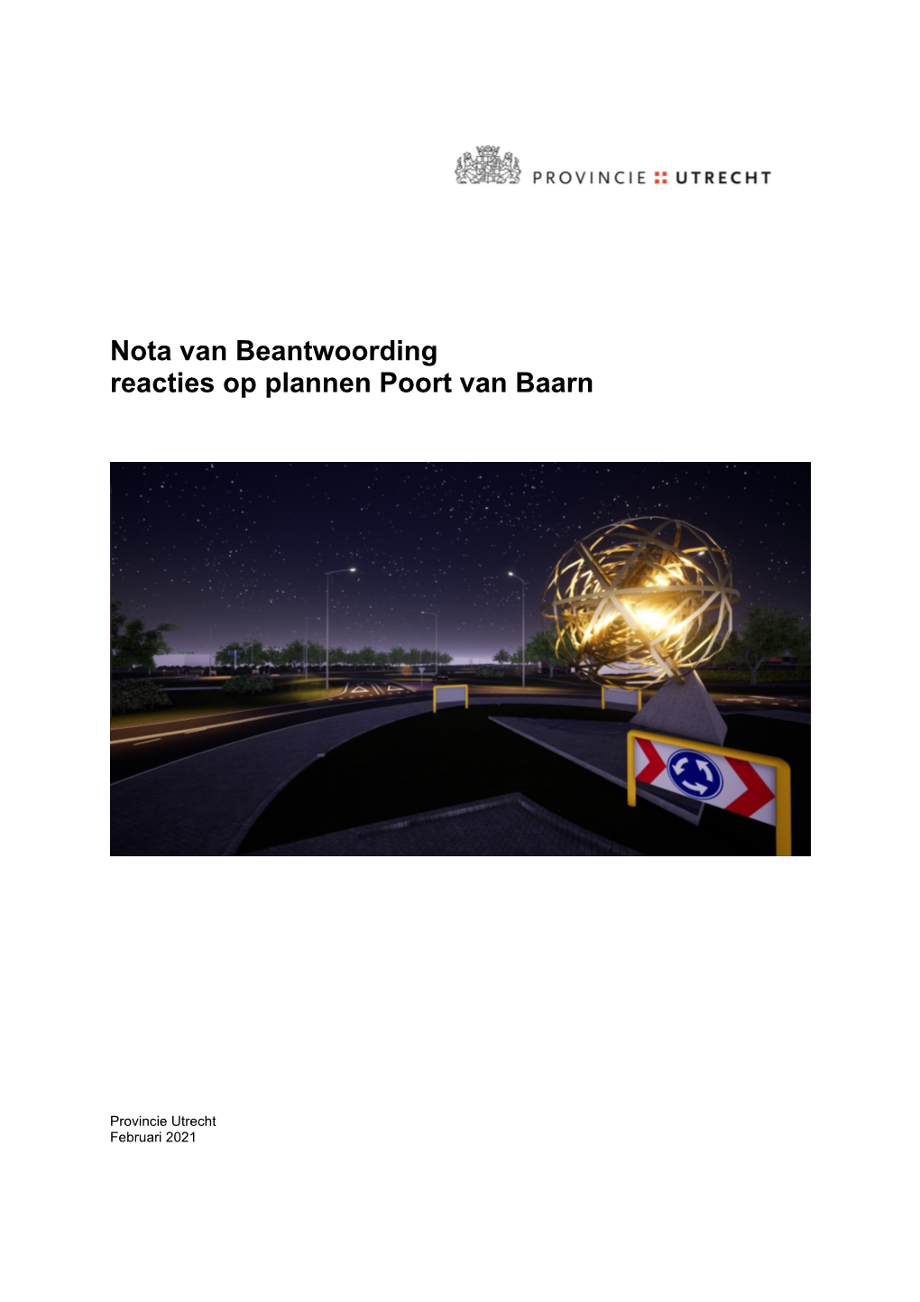 Nota Van Beantwoording Reacties Op Plannen Poort Van Baarn