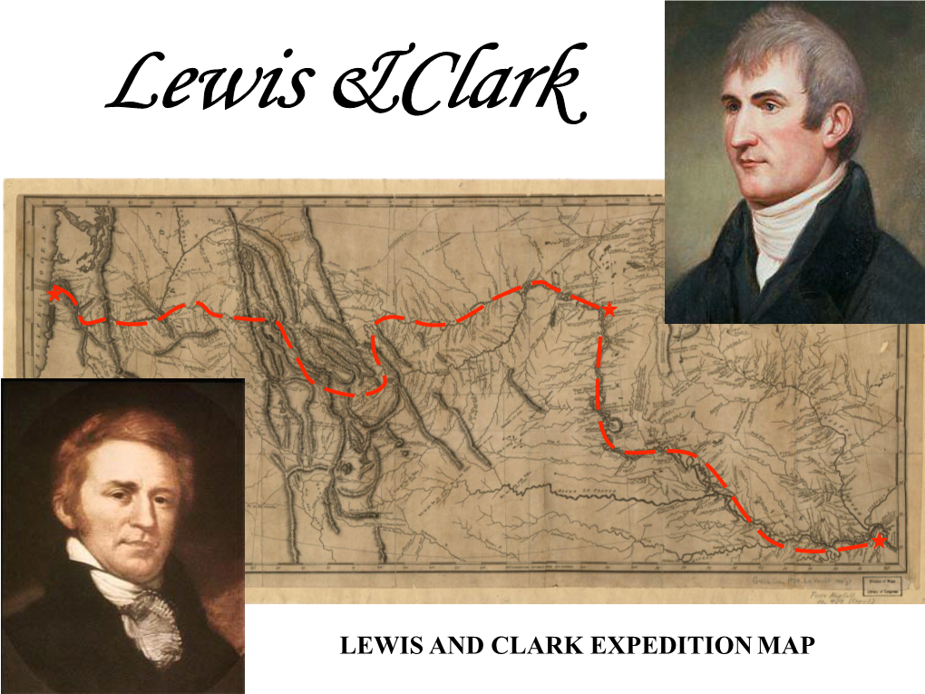 Lewis and Clark Expedition Map