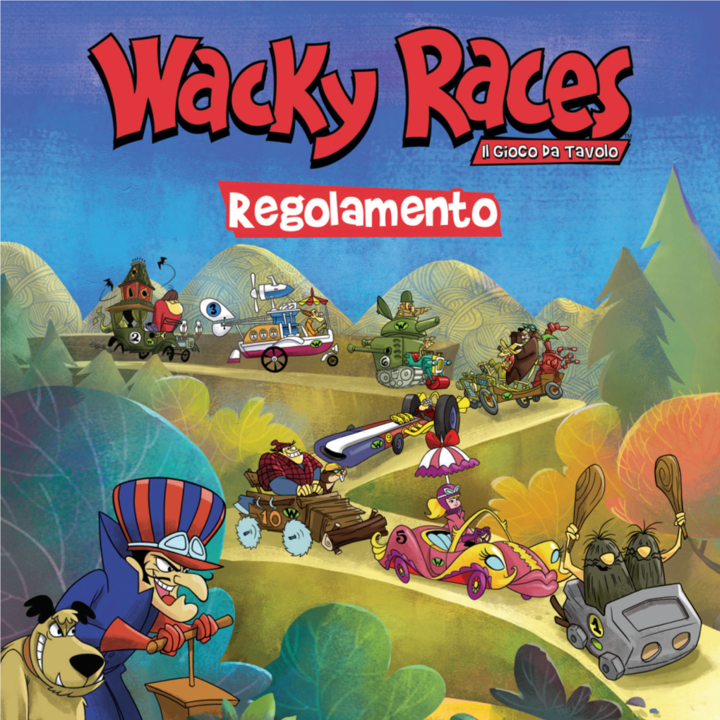 Wacky Races Boardgame RULEBOOK INDICE DEI CONTENUTI