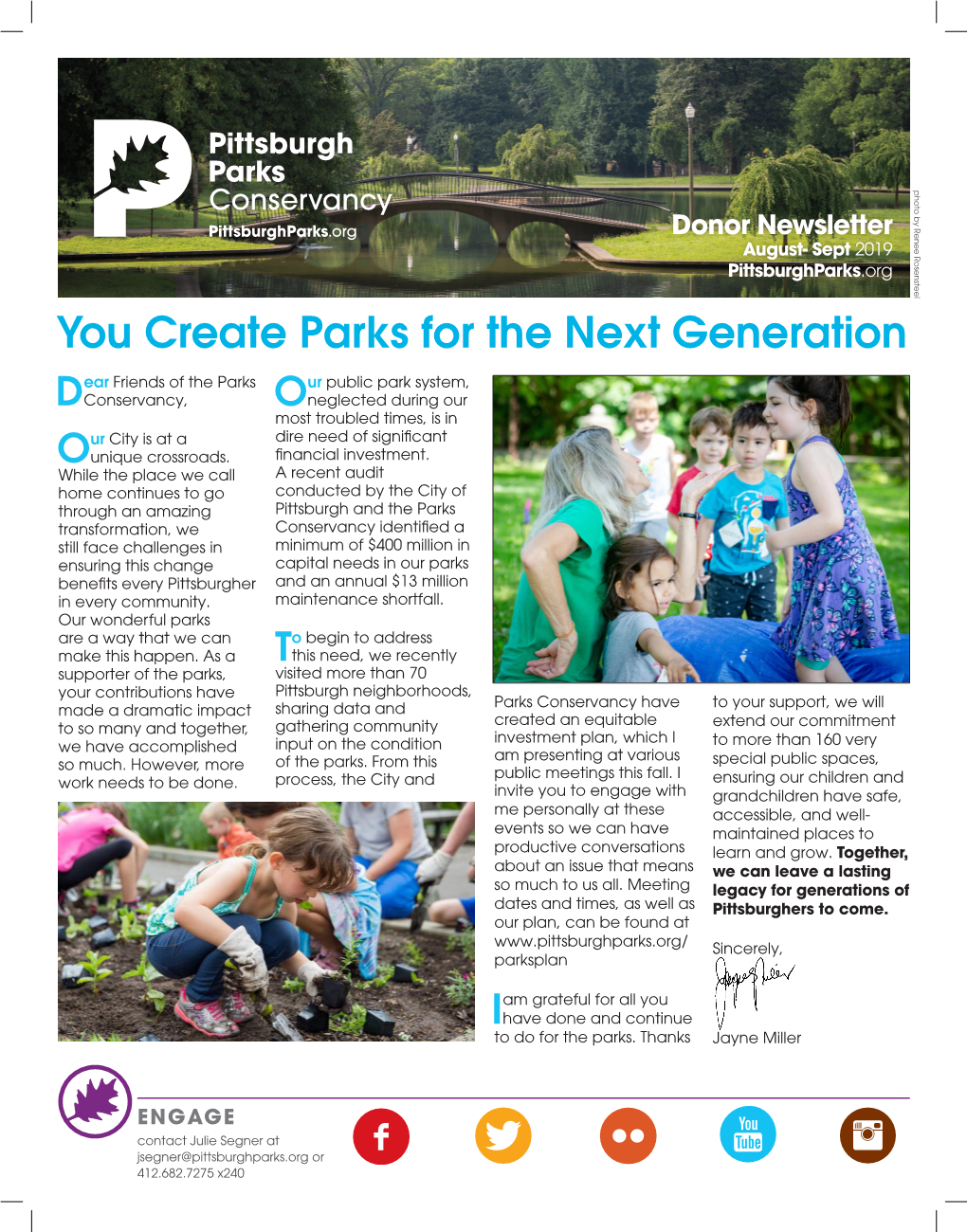 You Create Parks for the Next Generation