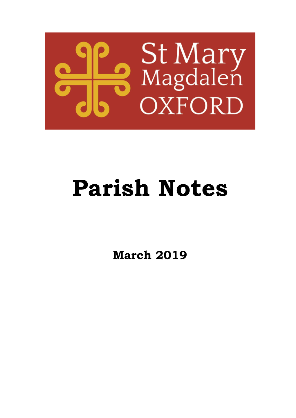 Parish Notes
