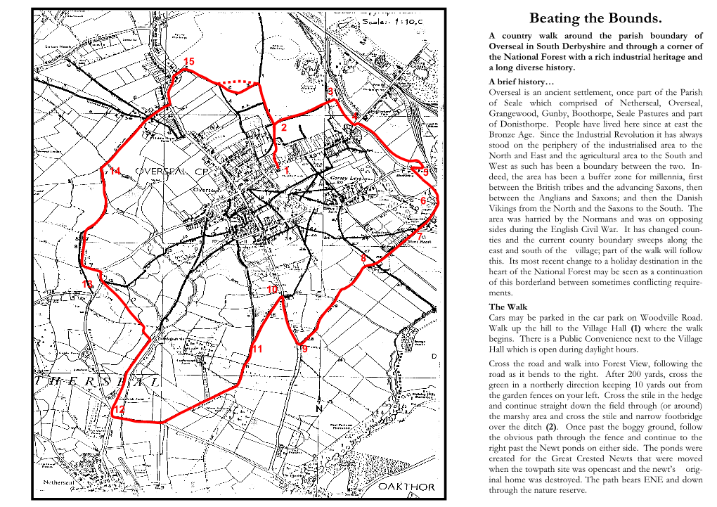 Beating the Bounds Walk