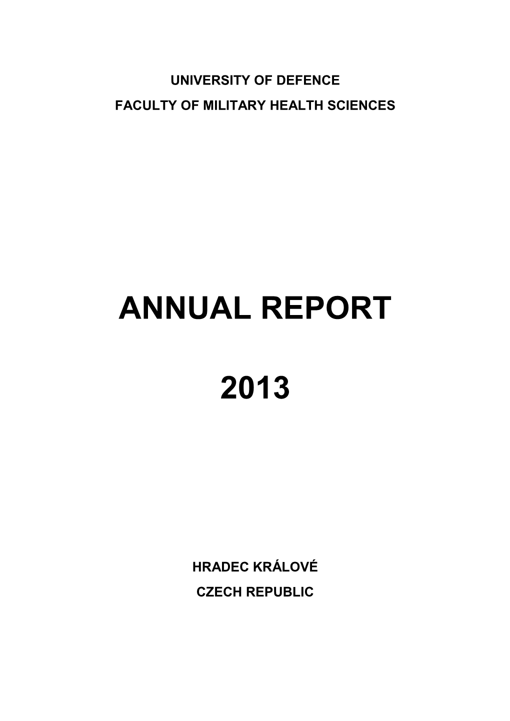 Annual Report 2013