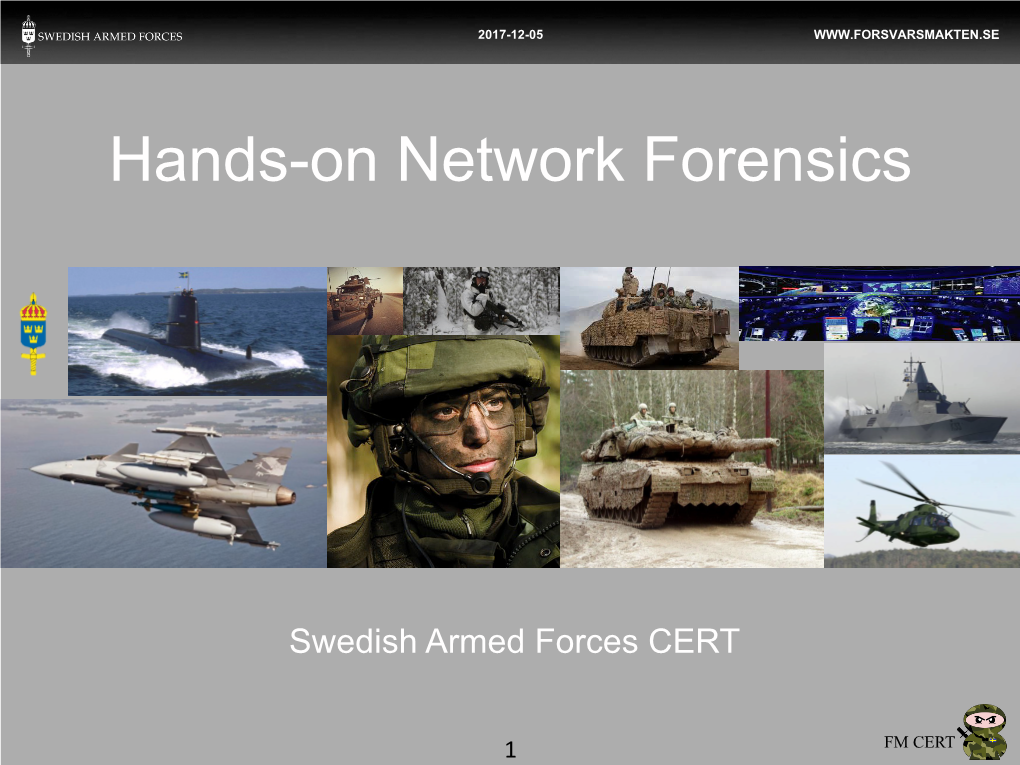 Hands-On Network Forensics