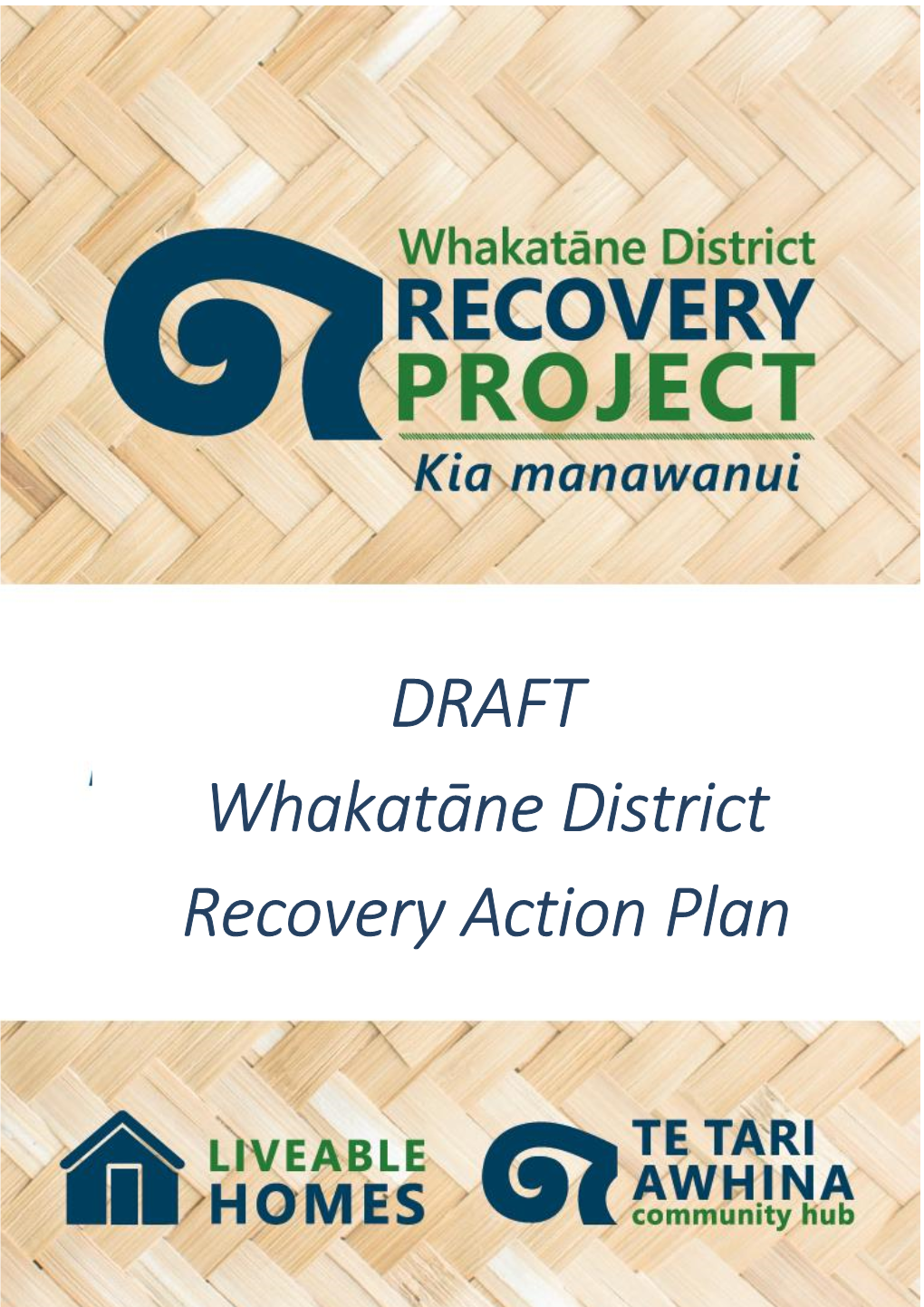 DRAFT Whakatāne District Recovery Action Plan