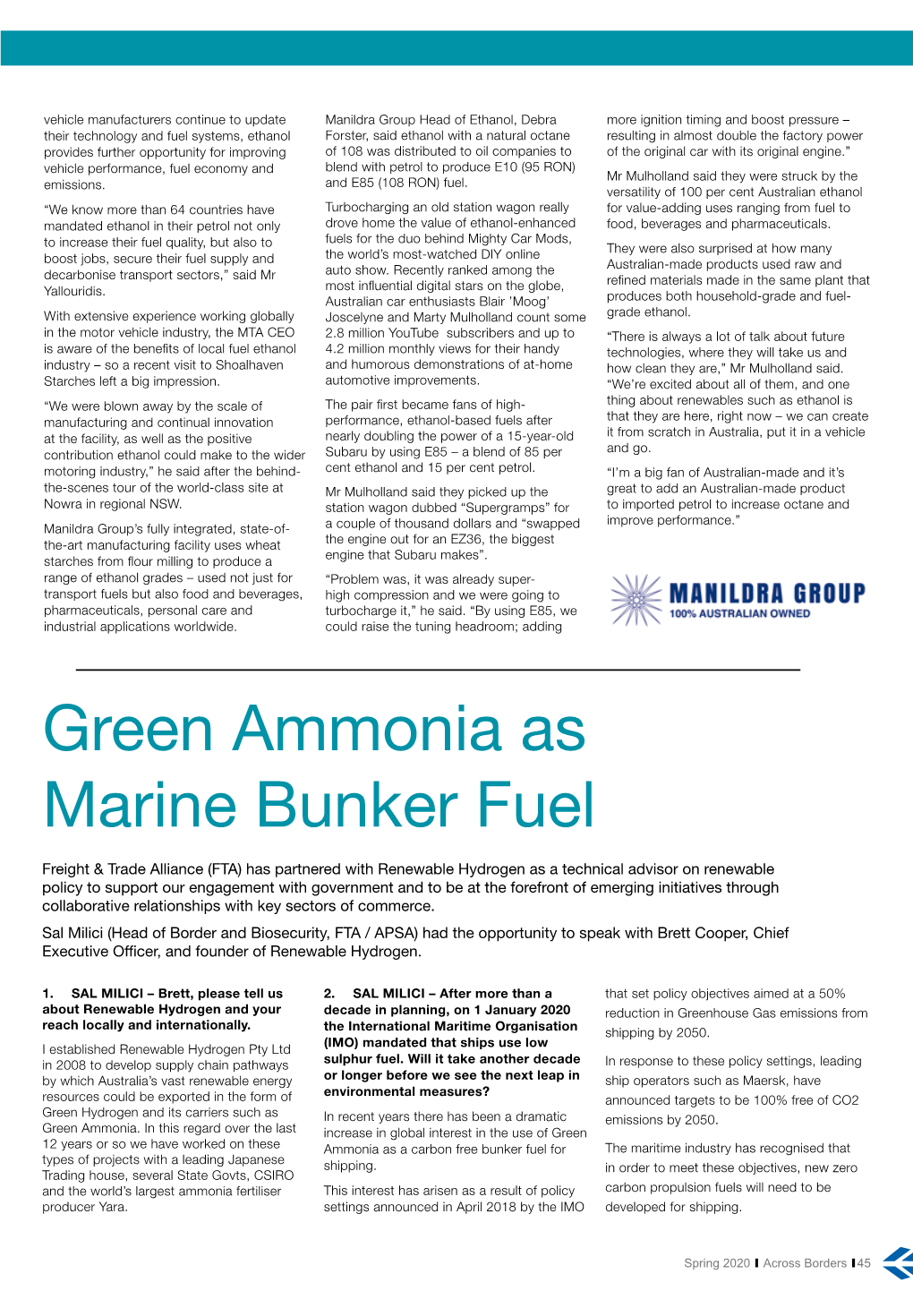1507 Green Ammonia As Marine Bunker Fuel .Pdf
