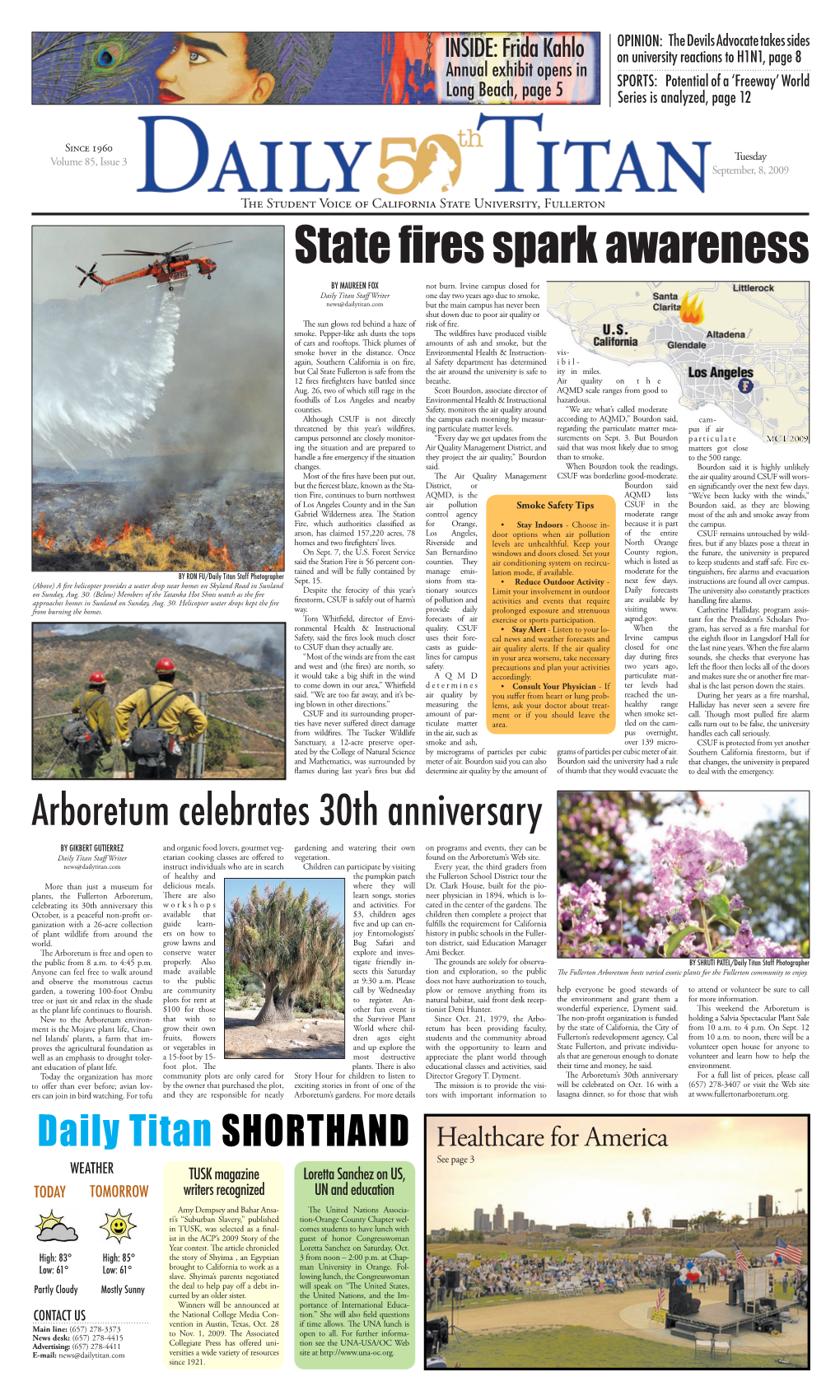 State Fires Spark Awareness