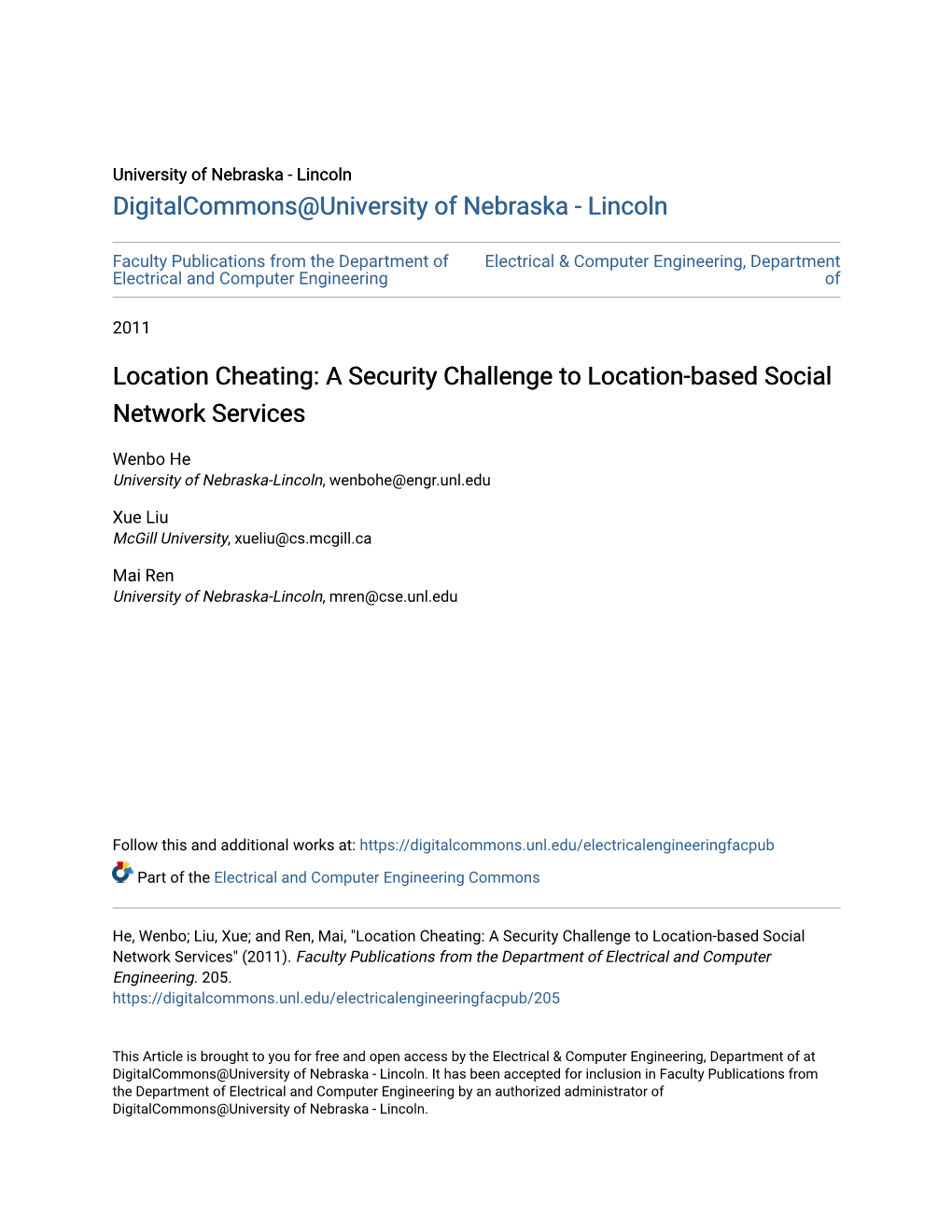 Location Cheating: a Security Challenge to Location-Based Social Network Services