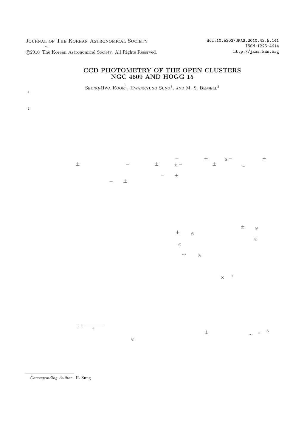 Ubv I Ccd Photometry of the Open Clusters Ngc 4609 And