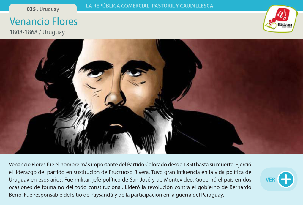 Venancio Flores 1808-1868 / Uruguay