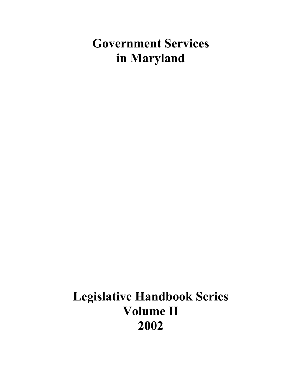 2002 Legislative Handbook Series
