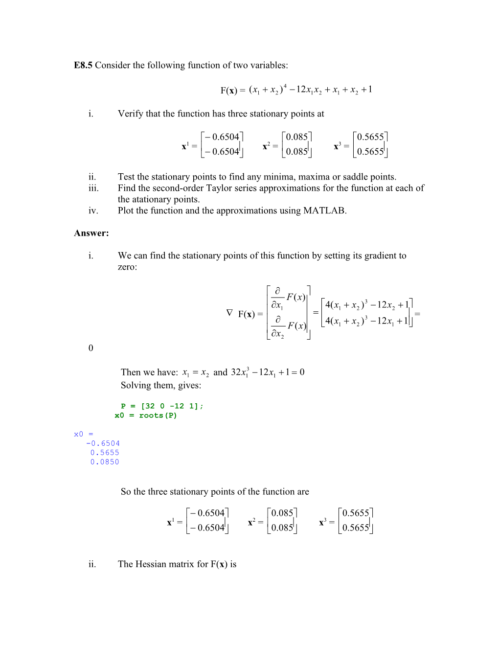 The MATLAB Notebook V1.5.2