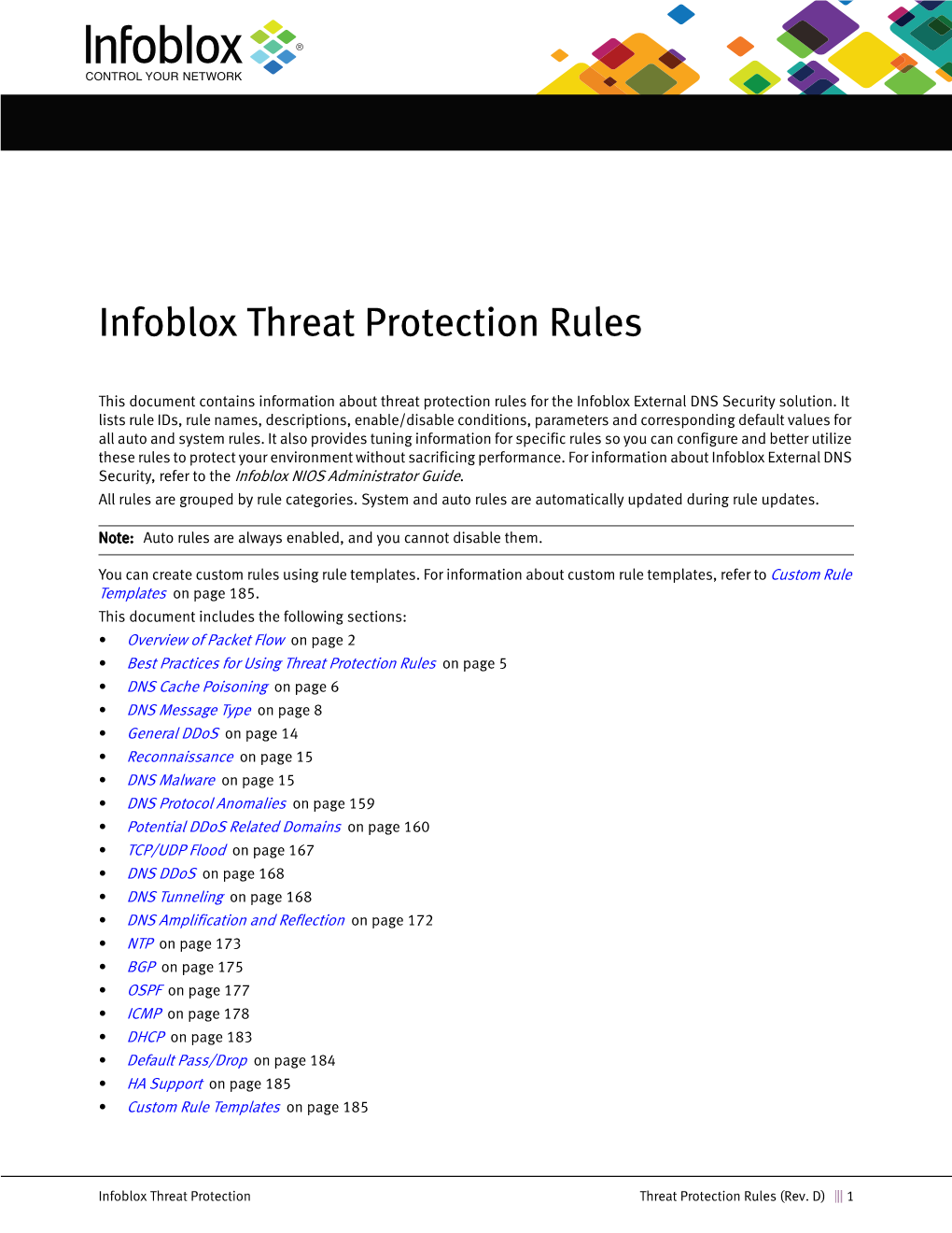 Threat Protection Rules