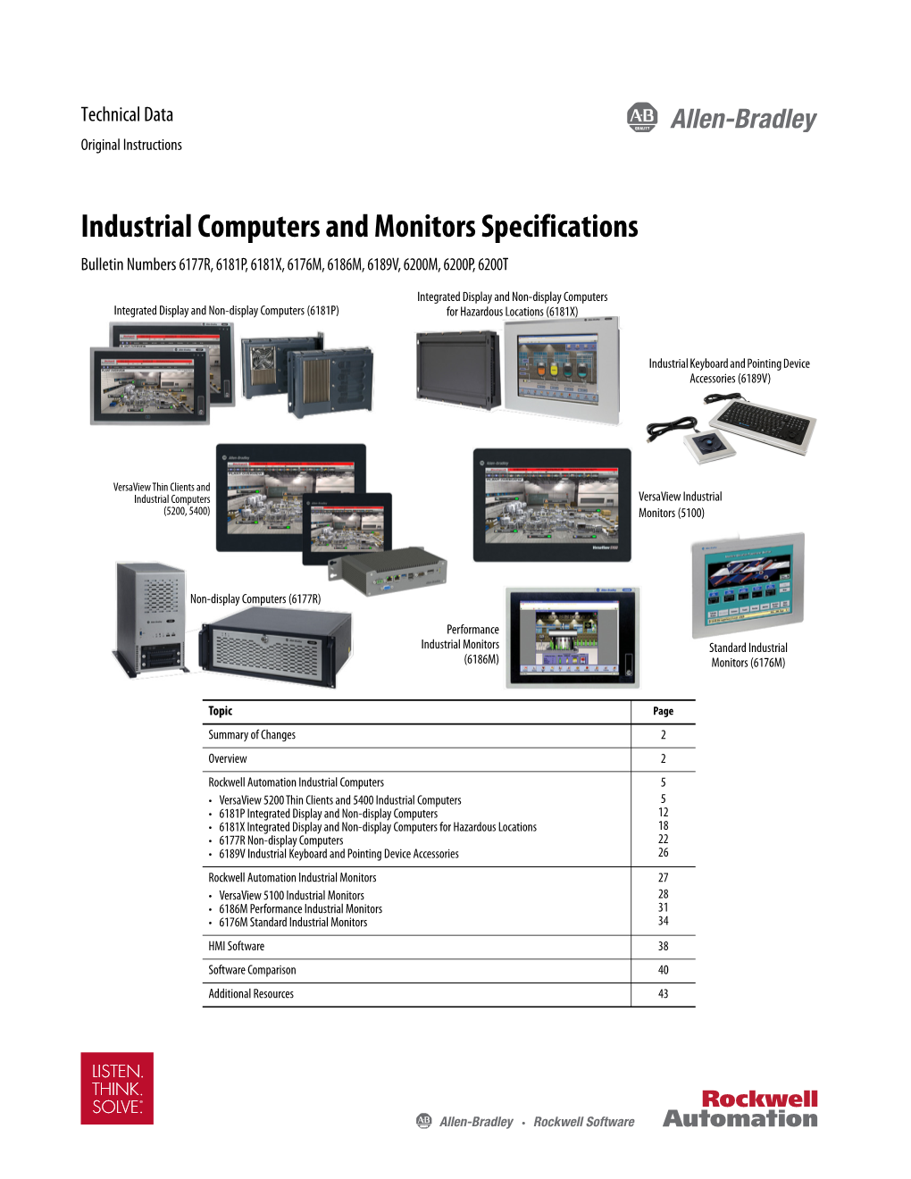 IC-TD001L-EN-P - March 2020 Industrial Computers and Monitors Specifications