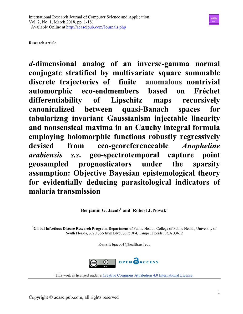 D-Dimensional Analog of an Inverse-Gamma Normal Conjugate