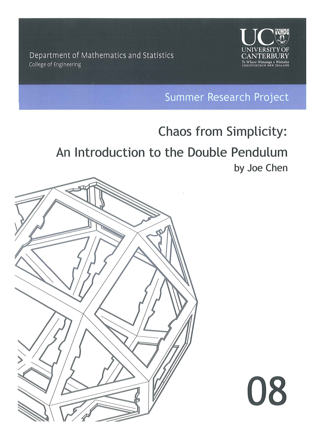 Chaos from Simplicity : an Introduction to the Double Pendulum