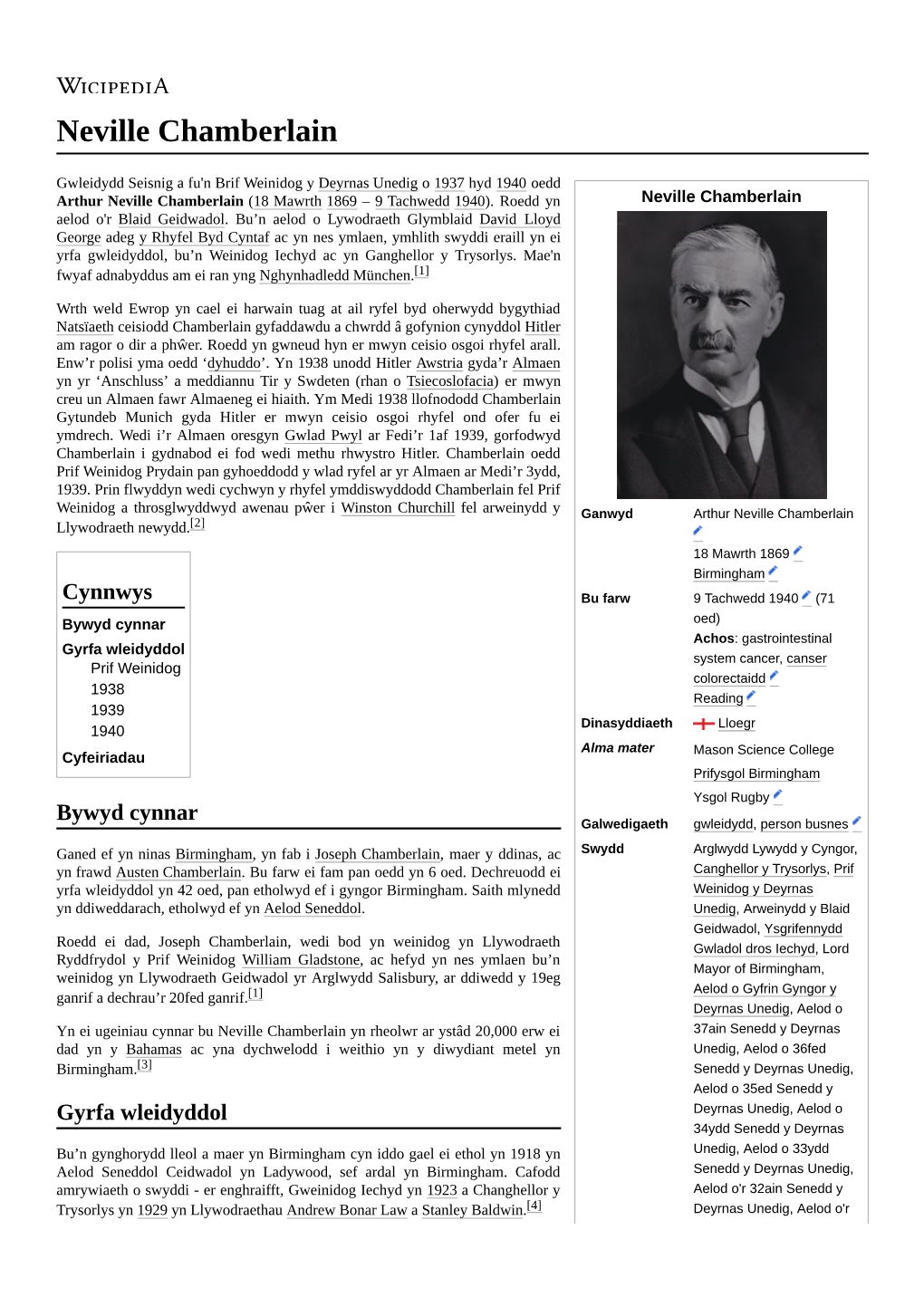 Neville Chamberlain