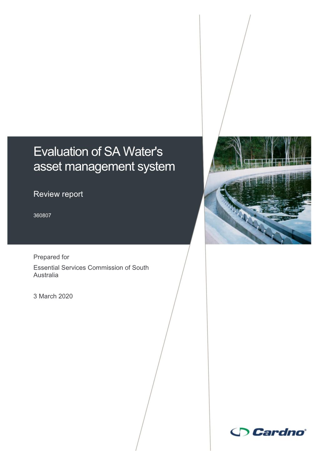 Evaluation of SA Water's Asset Management System Review Report