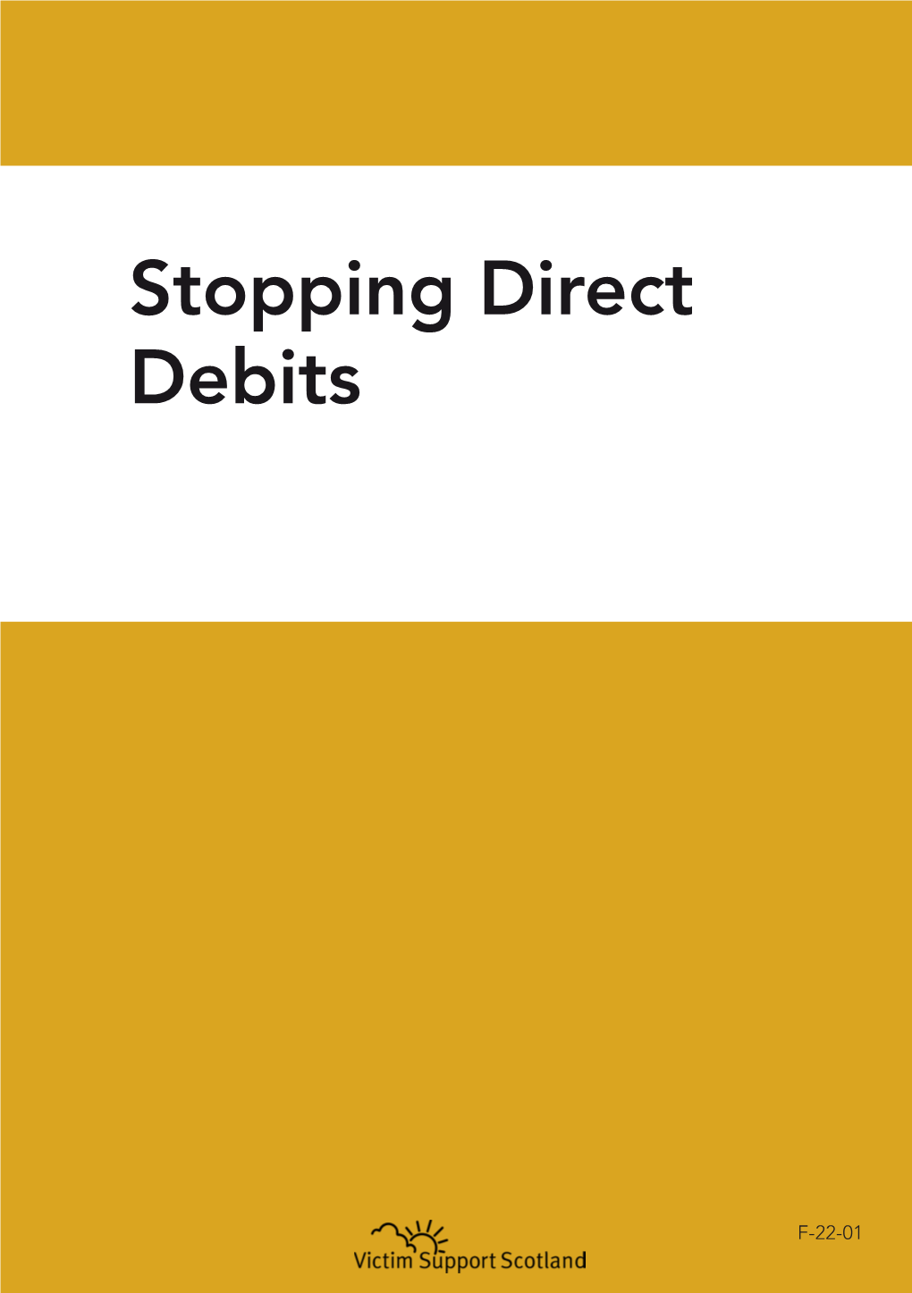 Stopping Direct Debits