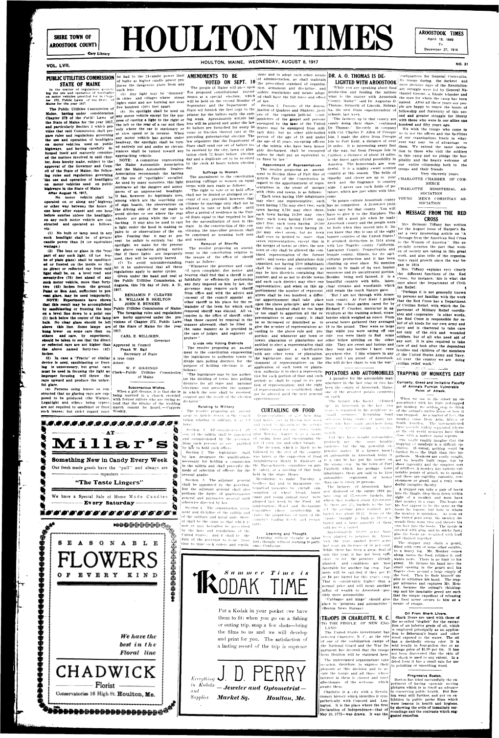 Houlton Times, August 8, 1917