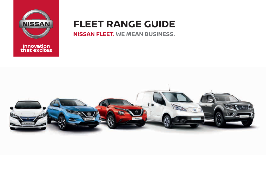 Fleet Range Guide Nissan Fleet