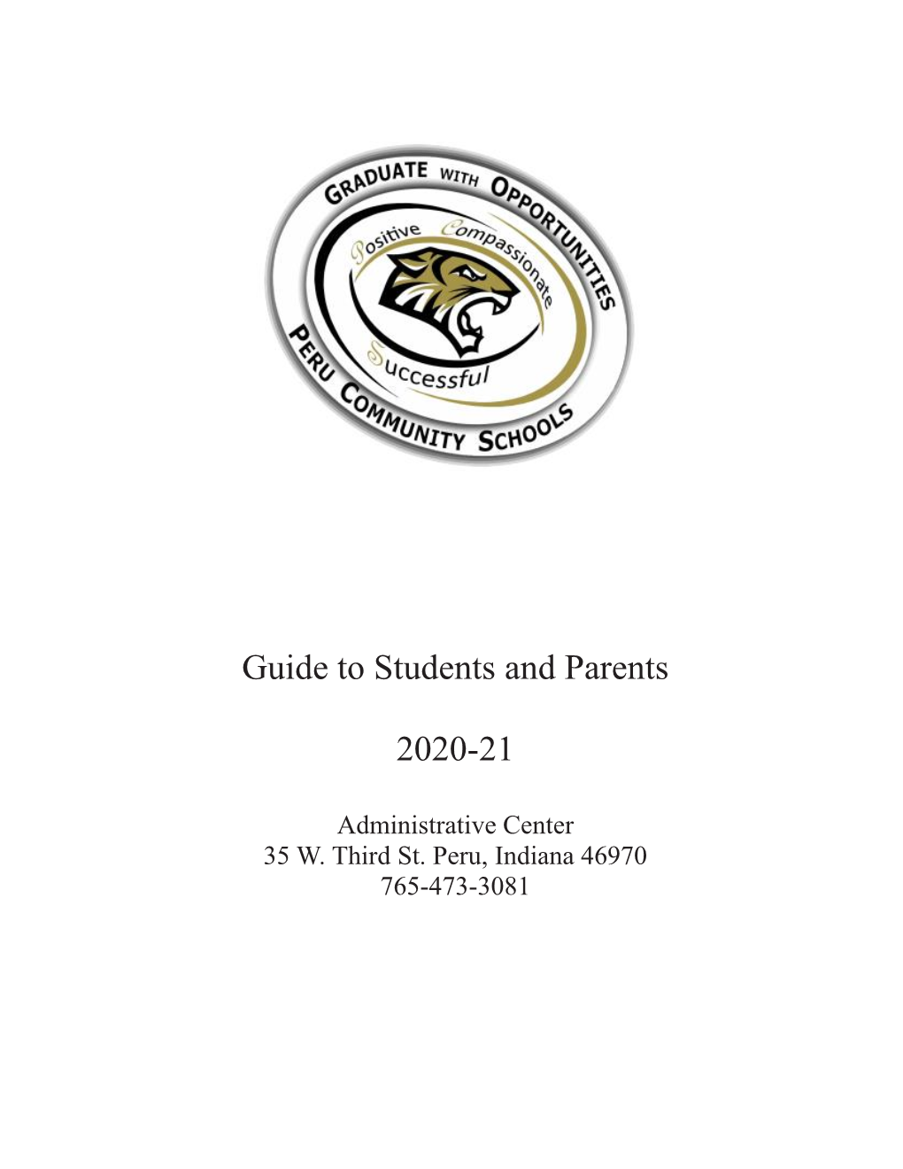 Guide to Students and Parents 2020-21