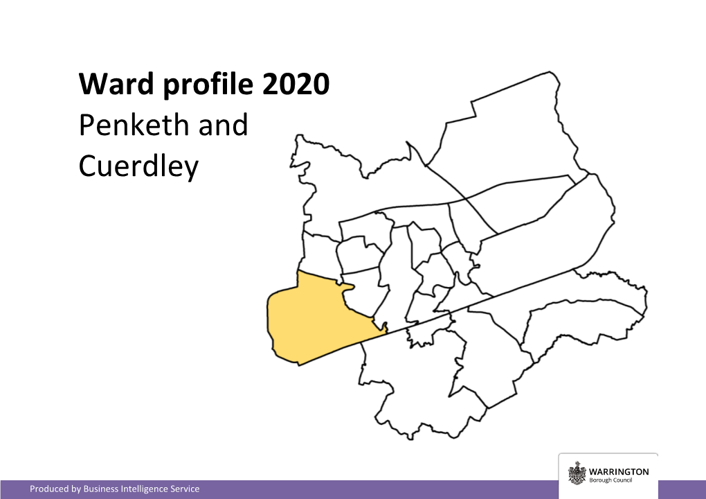 Ward Profile 2020 Penketh and Cuerdley