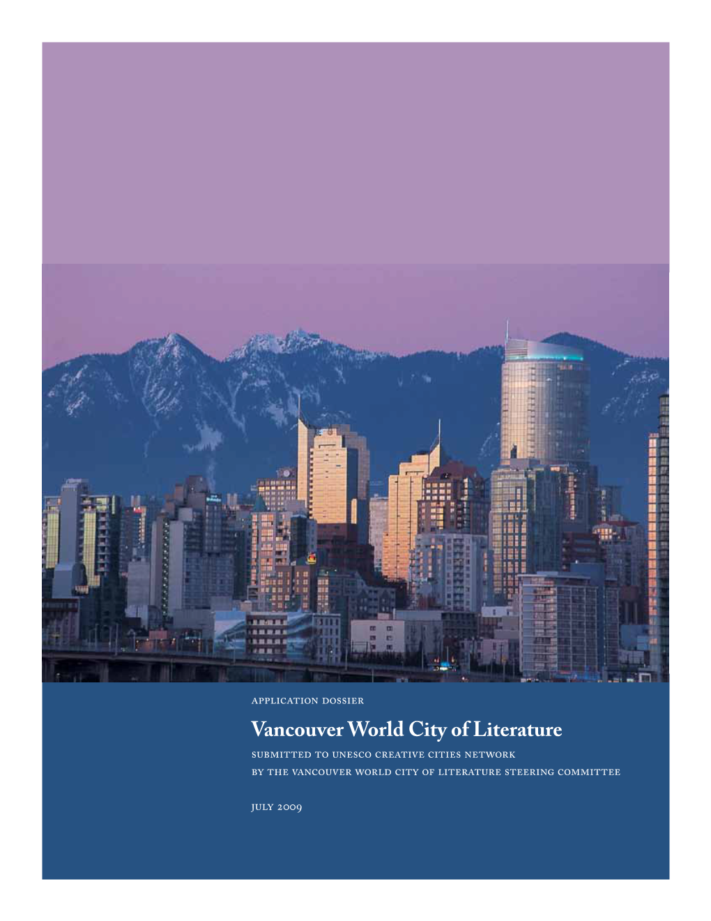 Vancouver World City of Literature