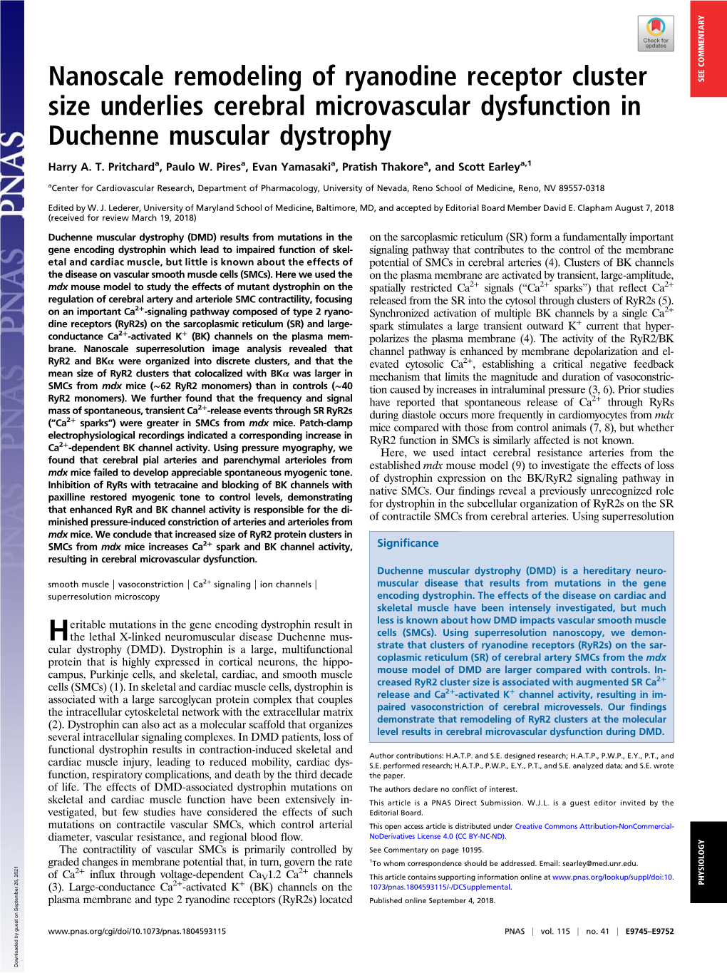 Nanoscale Remodeling of Ryanodine Receptor Cluster Size Underlies