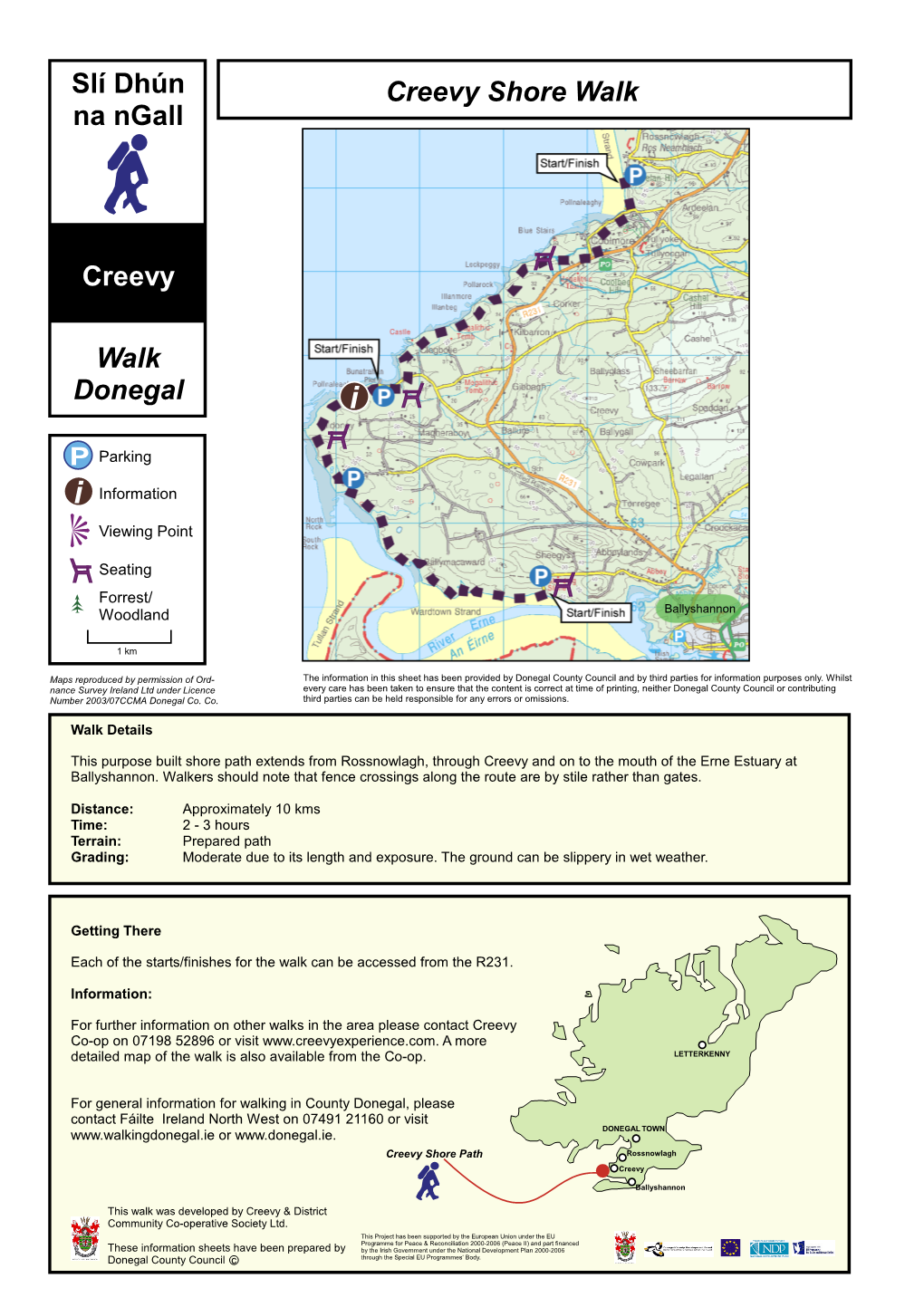 Creevy Shore Walk Na Ngall