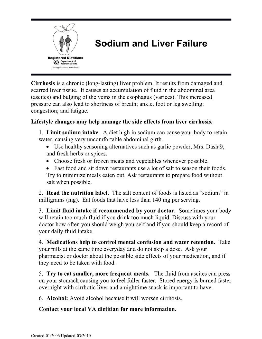 Sodium and Liver Failure