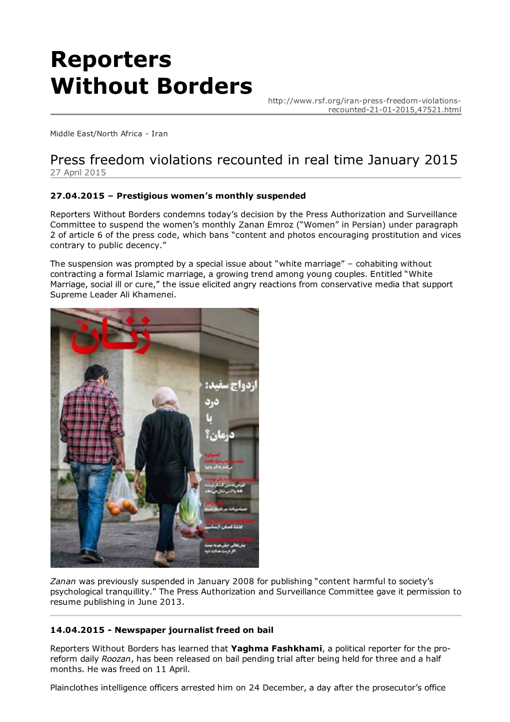 Reporters Without Borders Recounted­21­01­2015,47521.Html