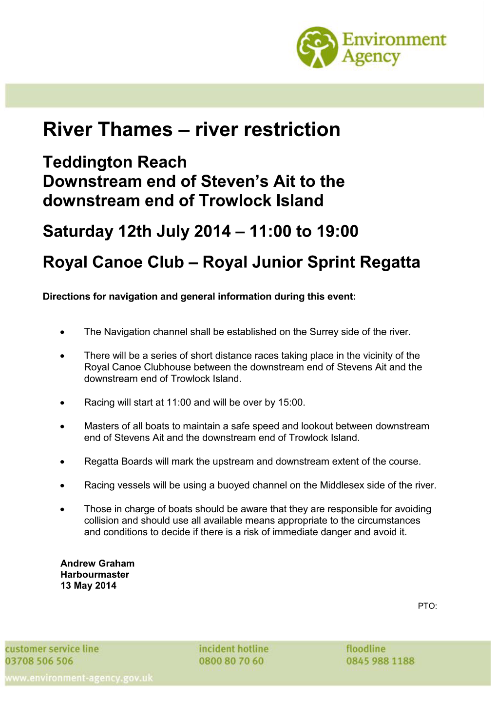 Royal Canoe Club – Royal Junior Sprint Regatta