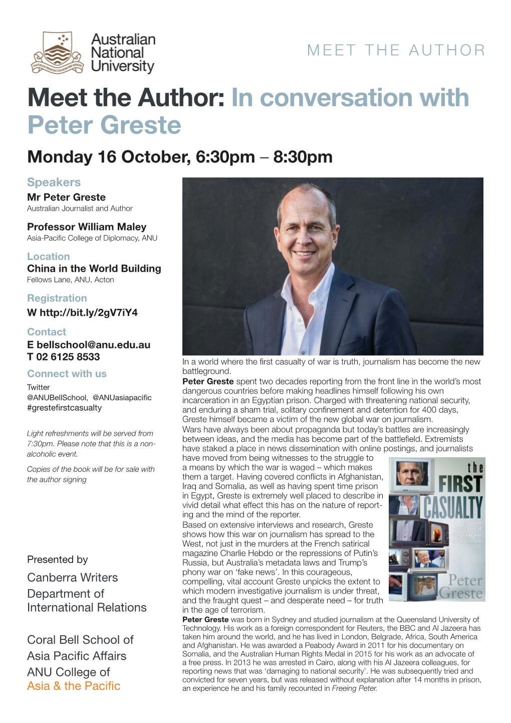 In Conversation with Peter Greste