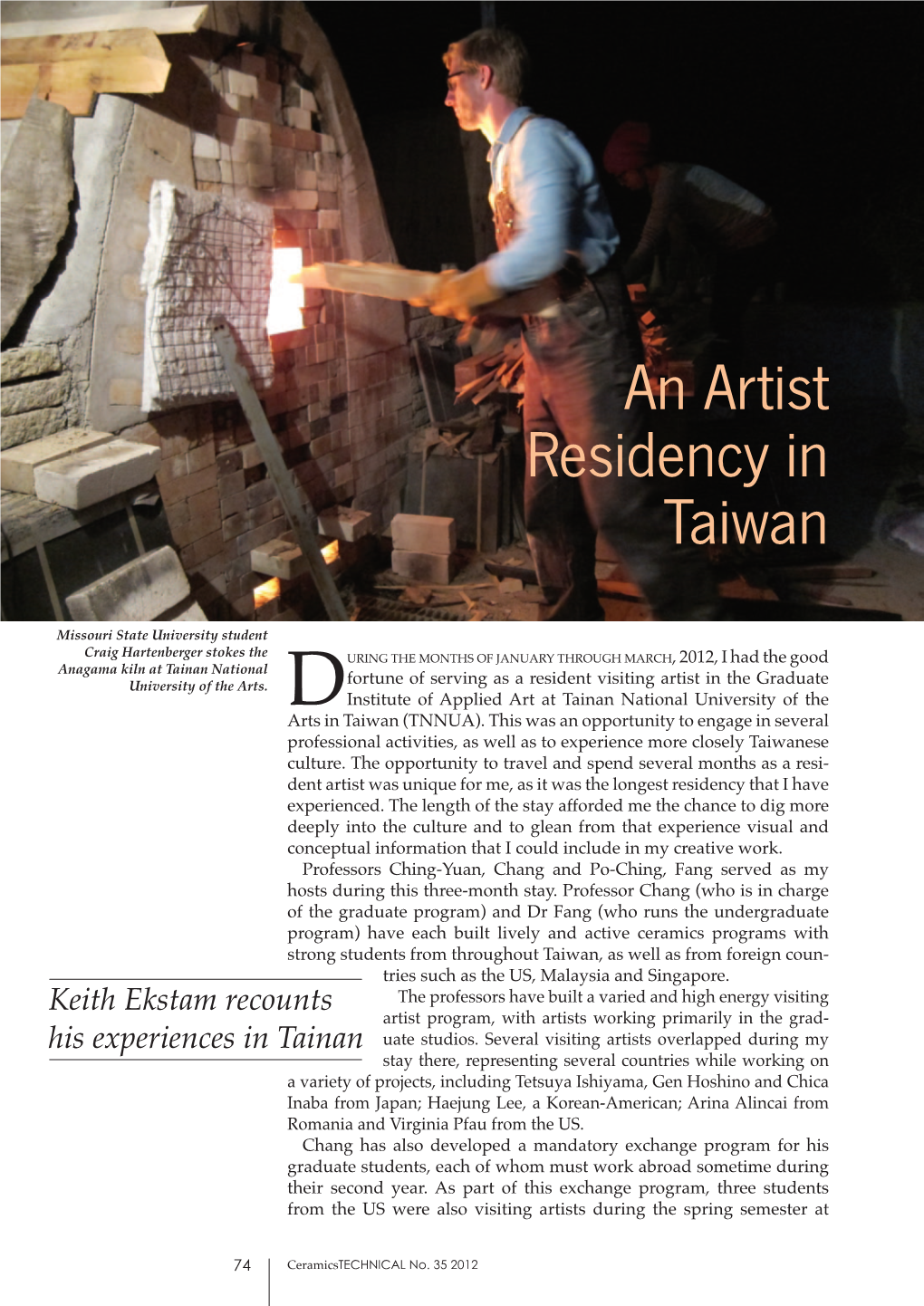 An Artist Residency in Taiwan