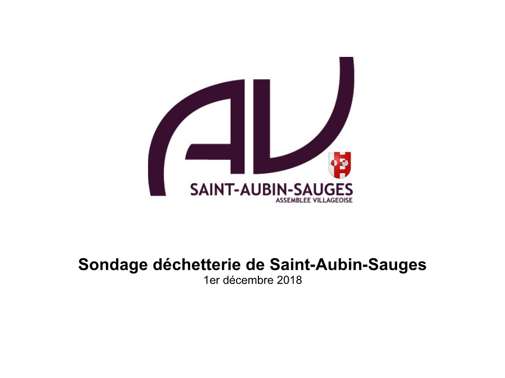 Sondage Déchetterie De Saint-Aubin-Sauges