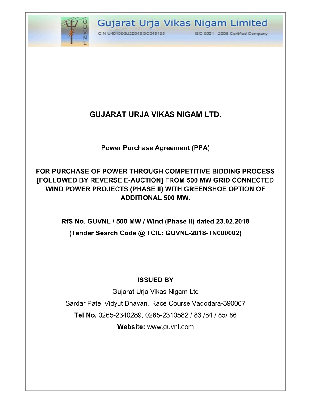 Gujarat Urja Vikas Nigam Ltd