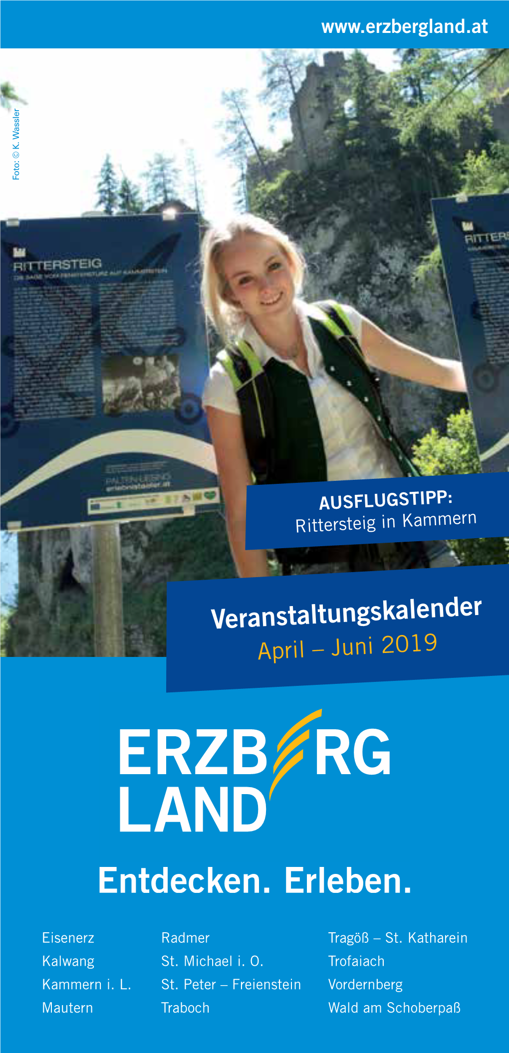 Veranstaltungskalender April – Juni 2019