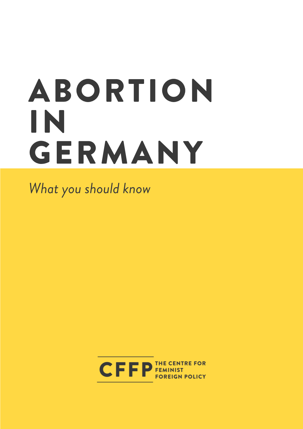 Abortion in Germany Information