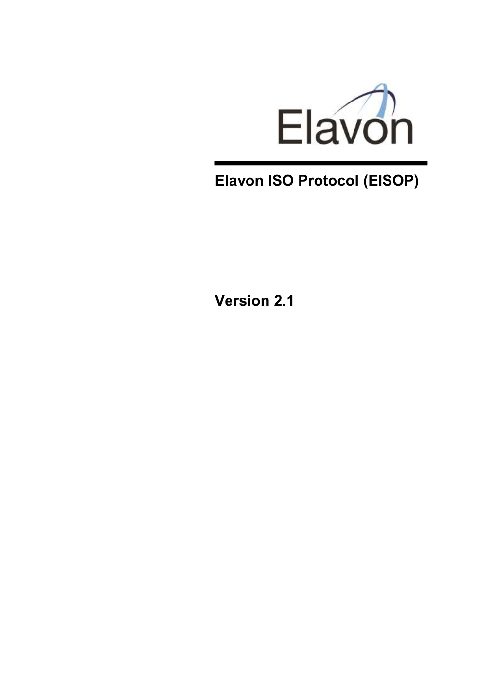 Elavon ISO Protocol (EISOP)