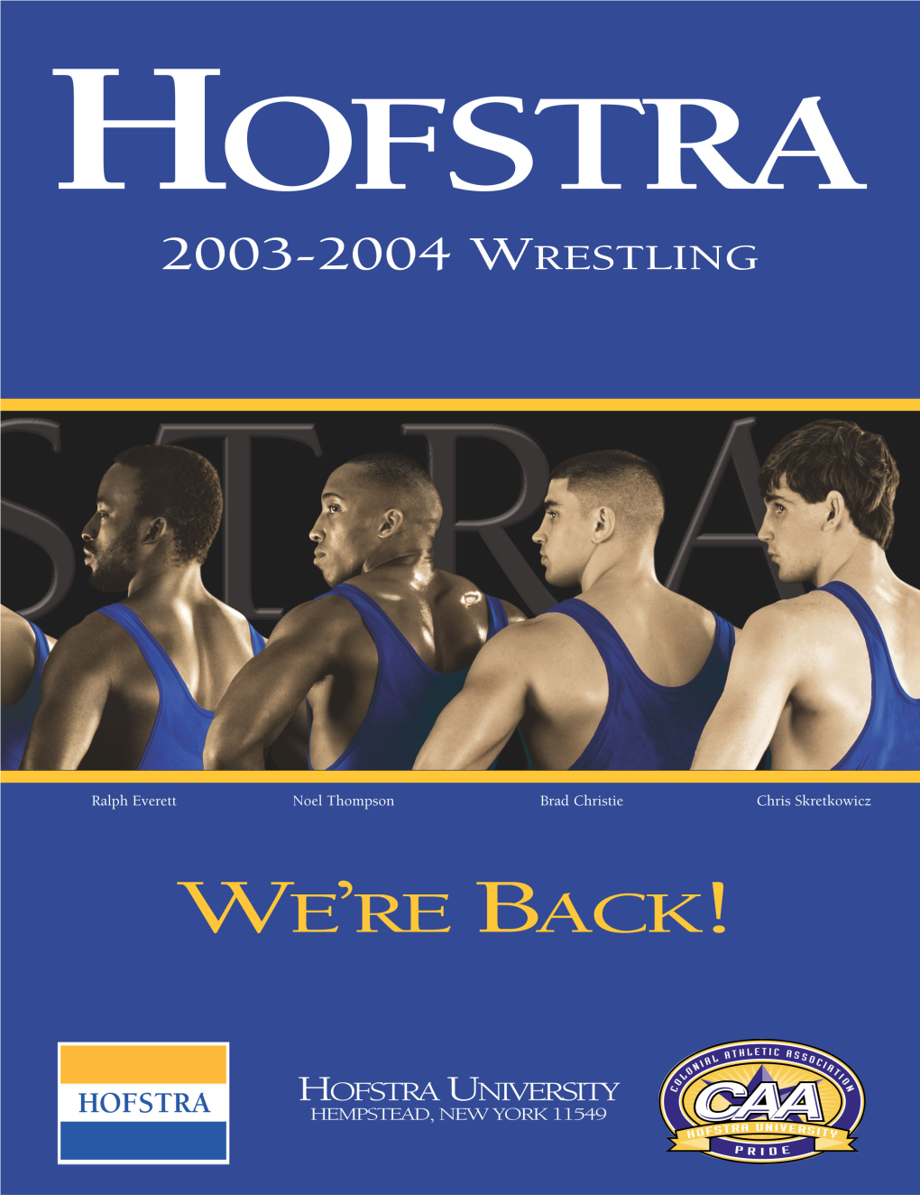 2003-2004 Hofstra University Wrestling Schedule