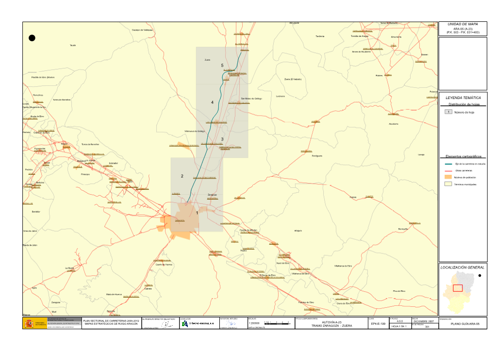 Unidad De Mapa Leyenda Temática Localización General