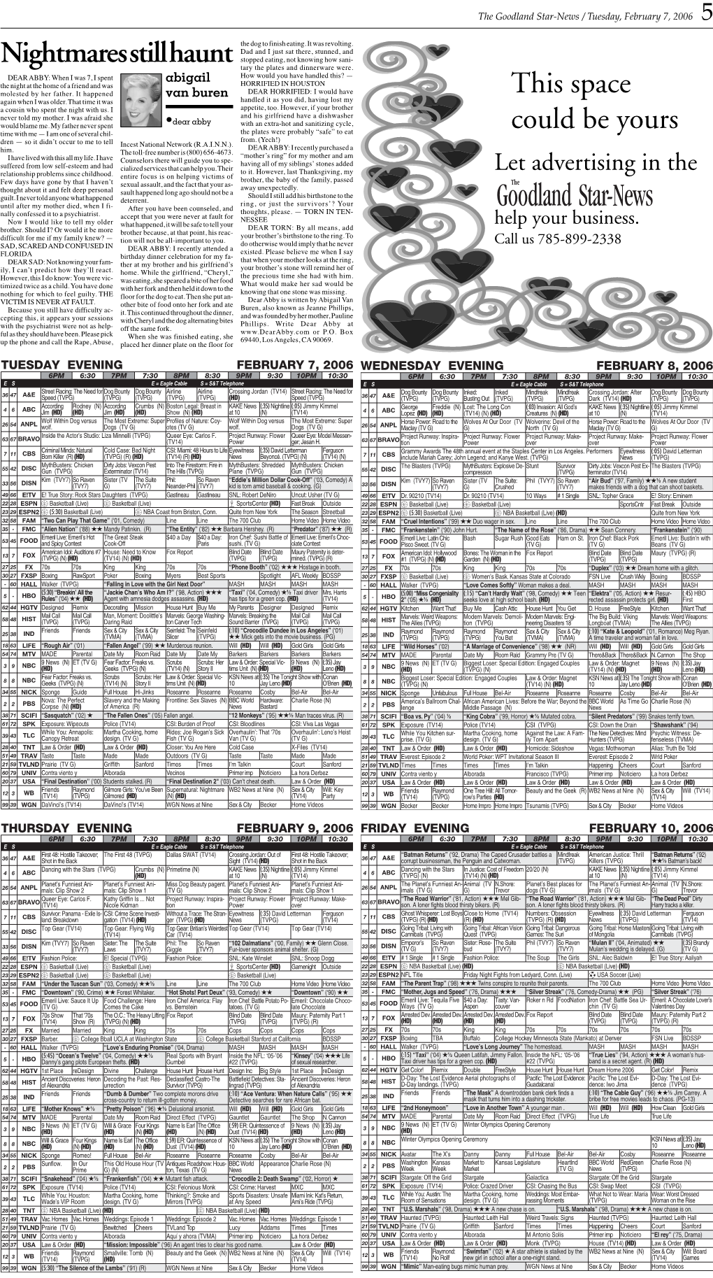 Goodland Star-News / Tuesday, February 7, 2006 5