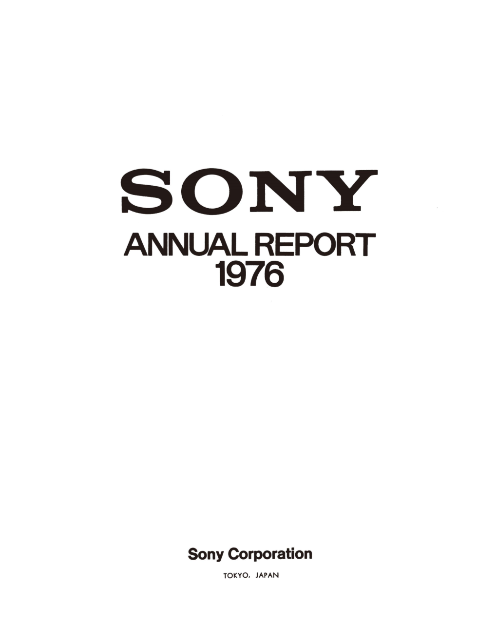 Annual Report 1976